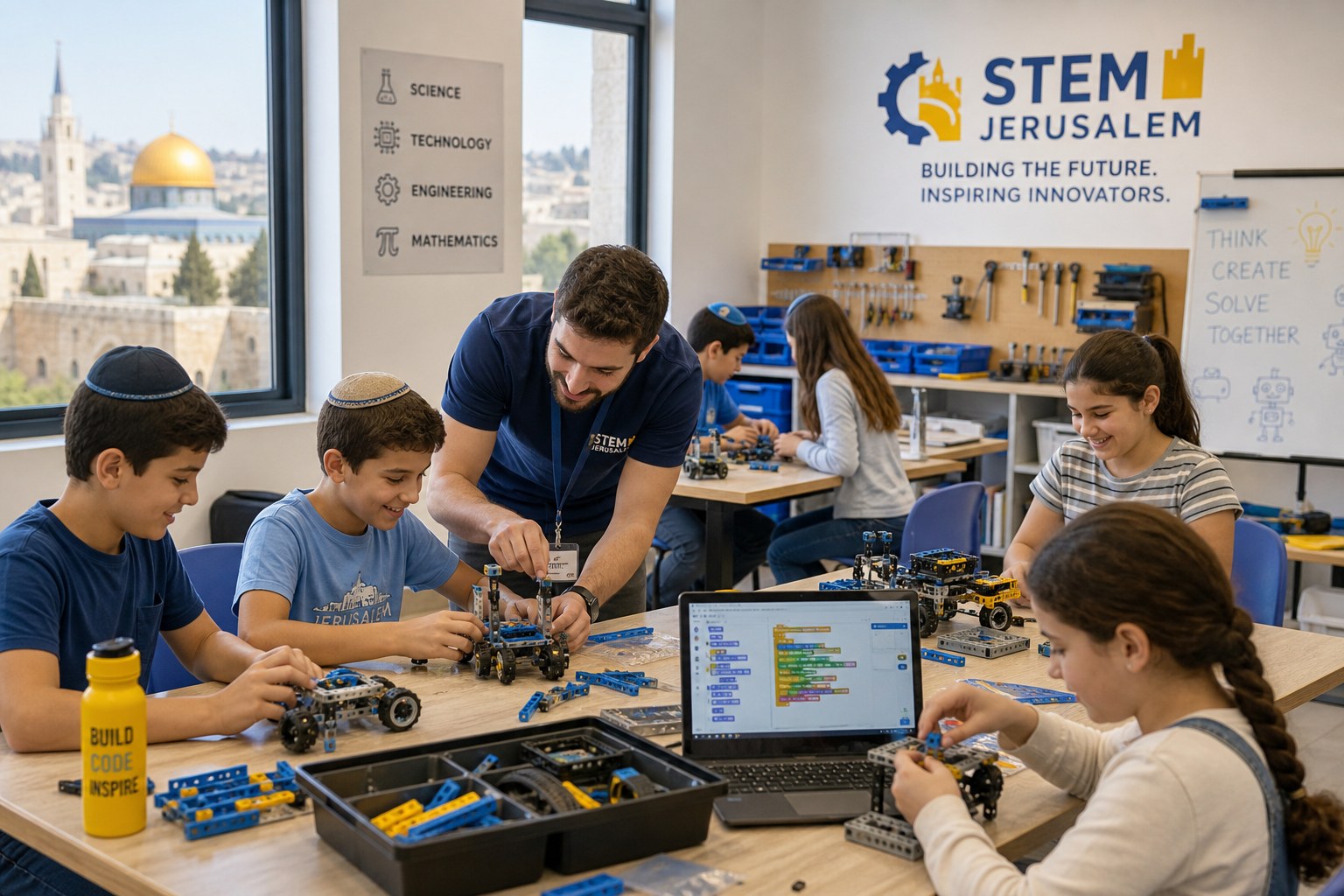 STEM Jerusalem workshop classroom