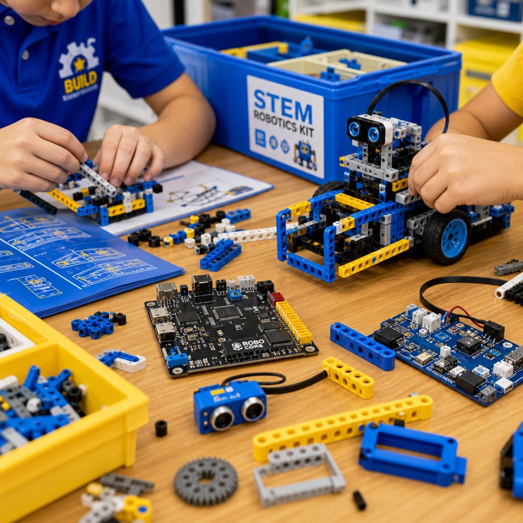 LEGO robotics kits and circuits
